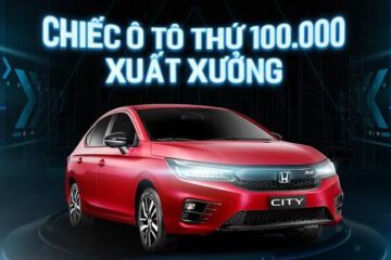 Honda Việt Nam chào mừng xuất xưởng chiếc ô tô thứ 100.000