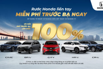 Miễn phí trước bạ ngay – Rước Honda liền tay